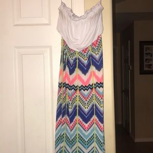 A rue 21, colorful maxi dress